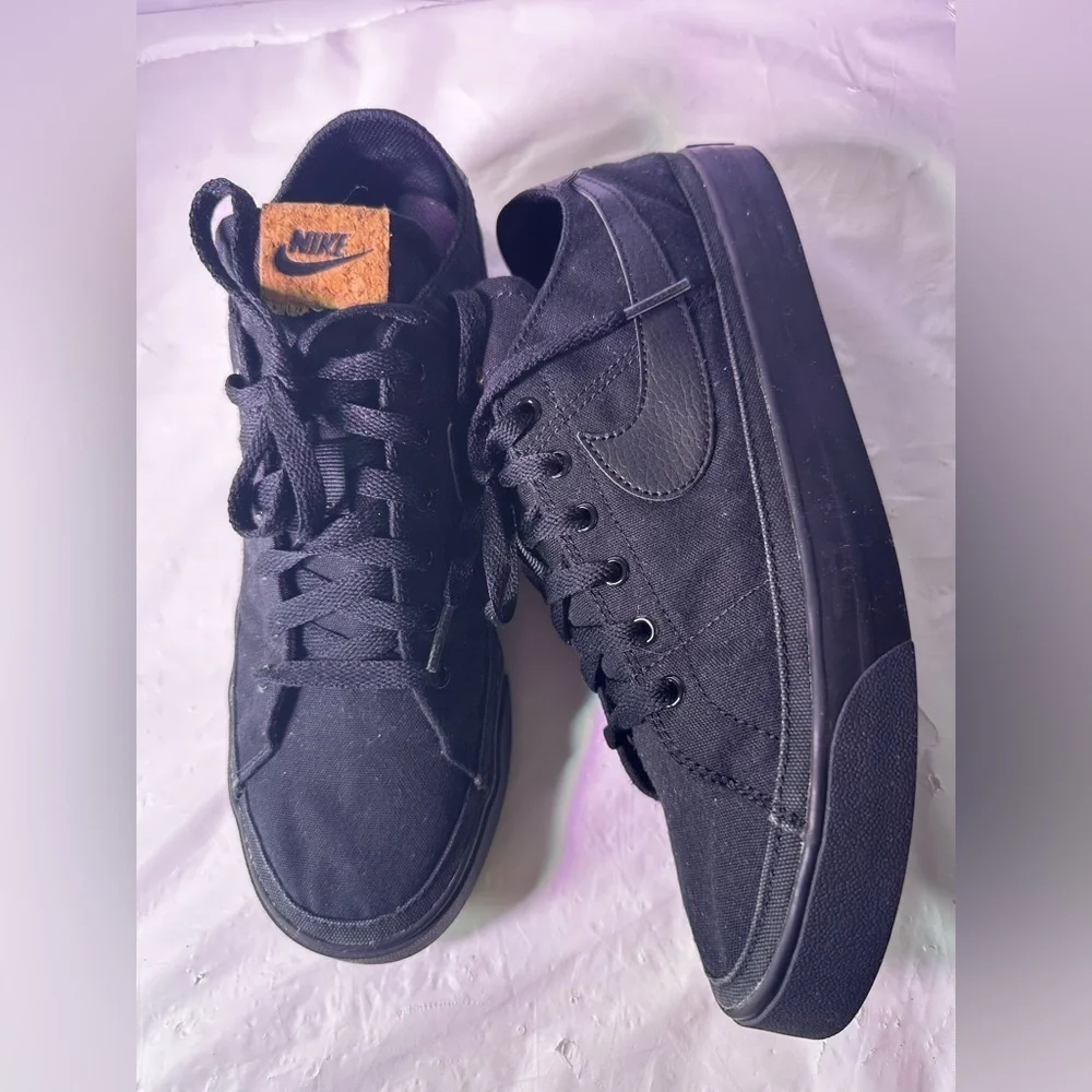 Nike All-Black Low-Top Sneakers